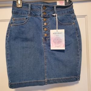 WAX JEAN SKIRT